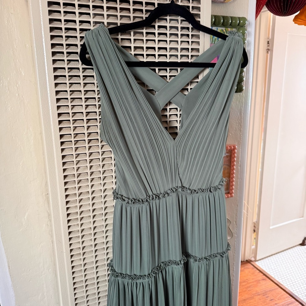 Reiss Gigi pleated maxi dress - Picture 8 of 14